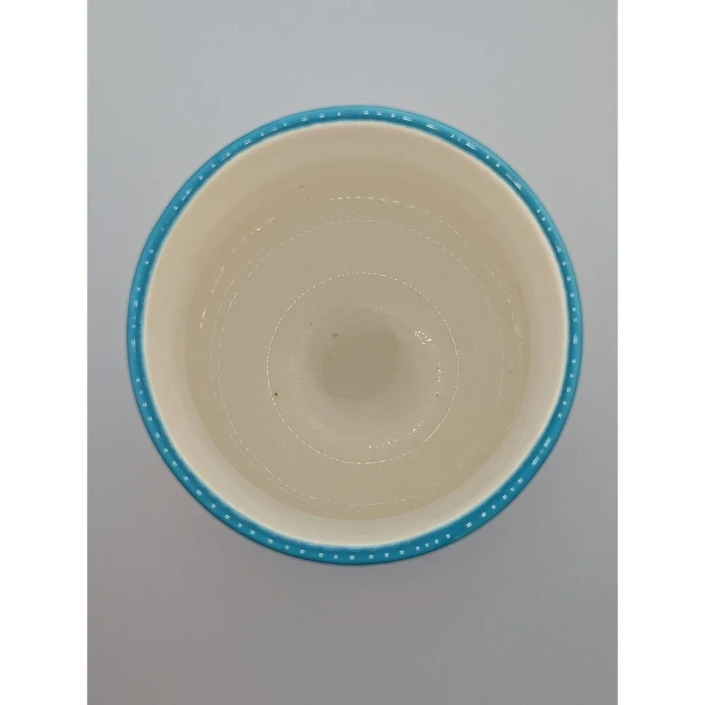 Saparna Ceramics Blue Seaside Ocean Beach Style Colorful Vase Coastal Cottage